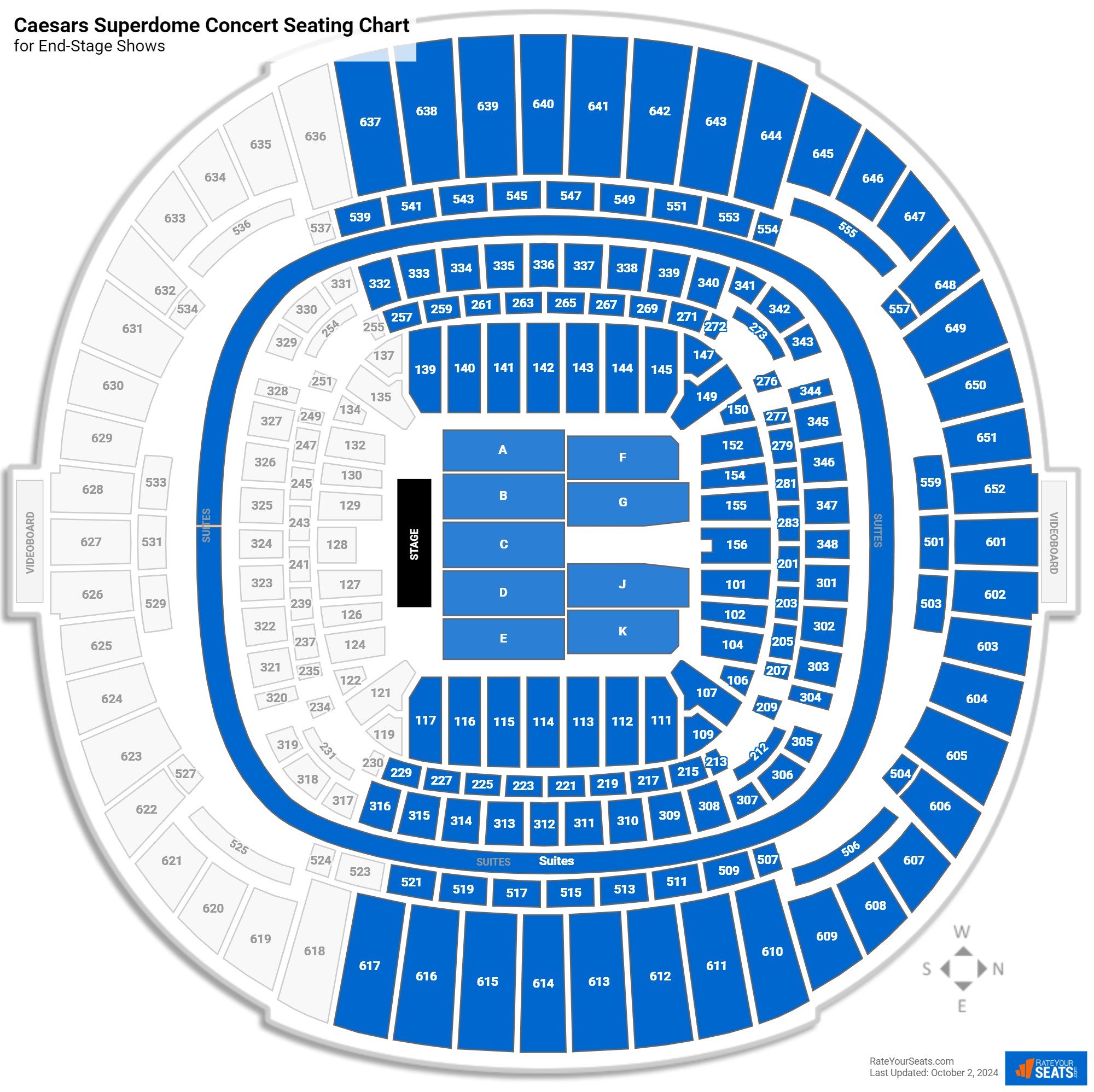 Why use superdome seating chart concert map? (Avoid issues and find top spots fast)