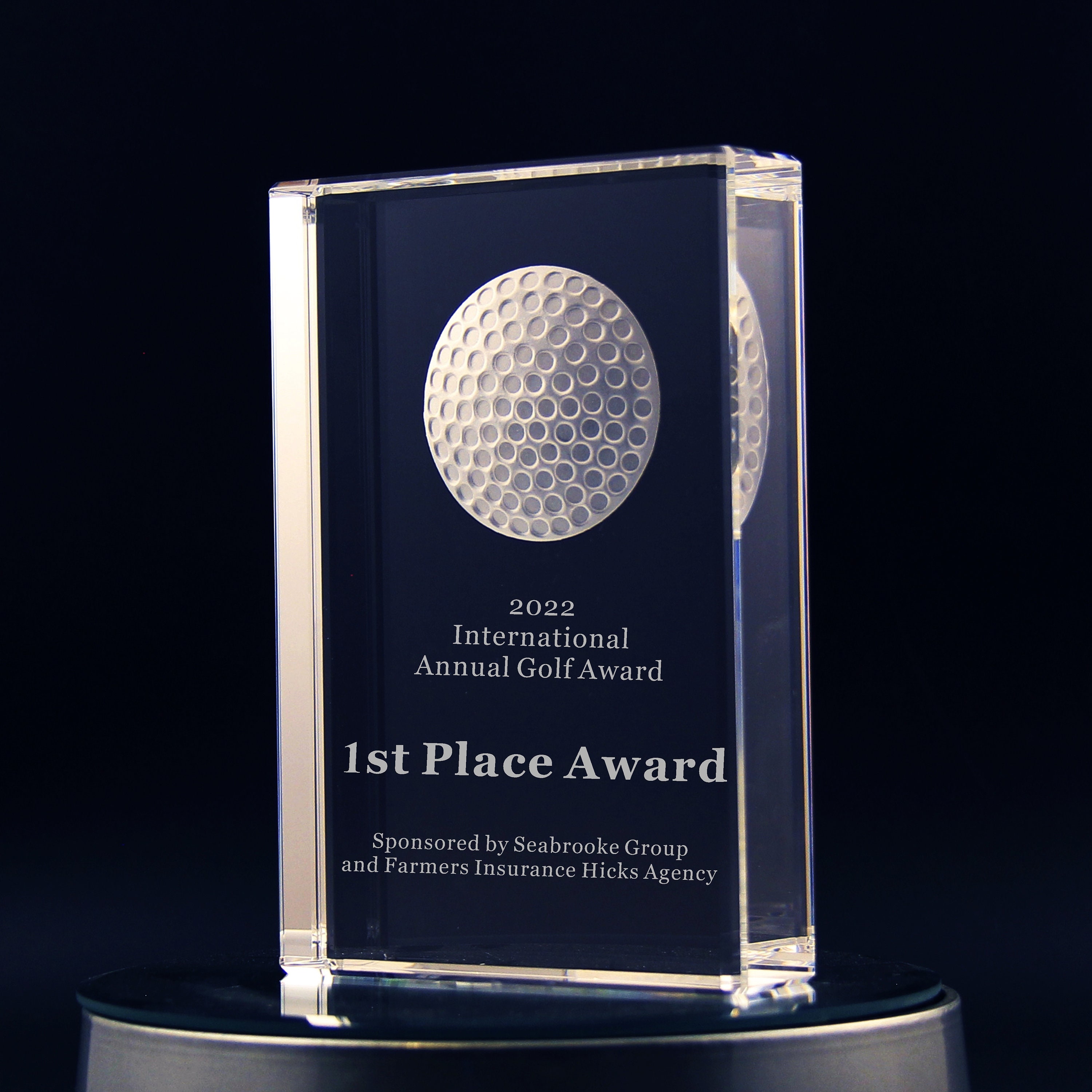 Crystal Golf Trophy How Much Do Custom Golf Awards Cost Today