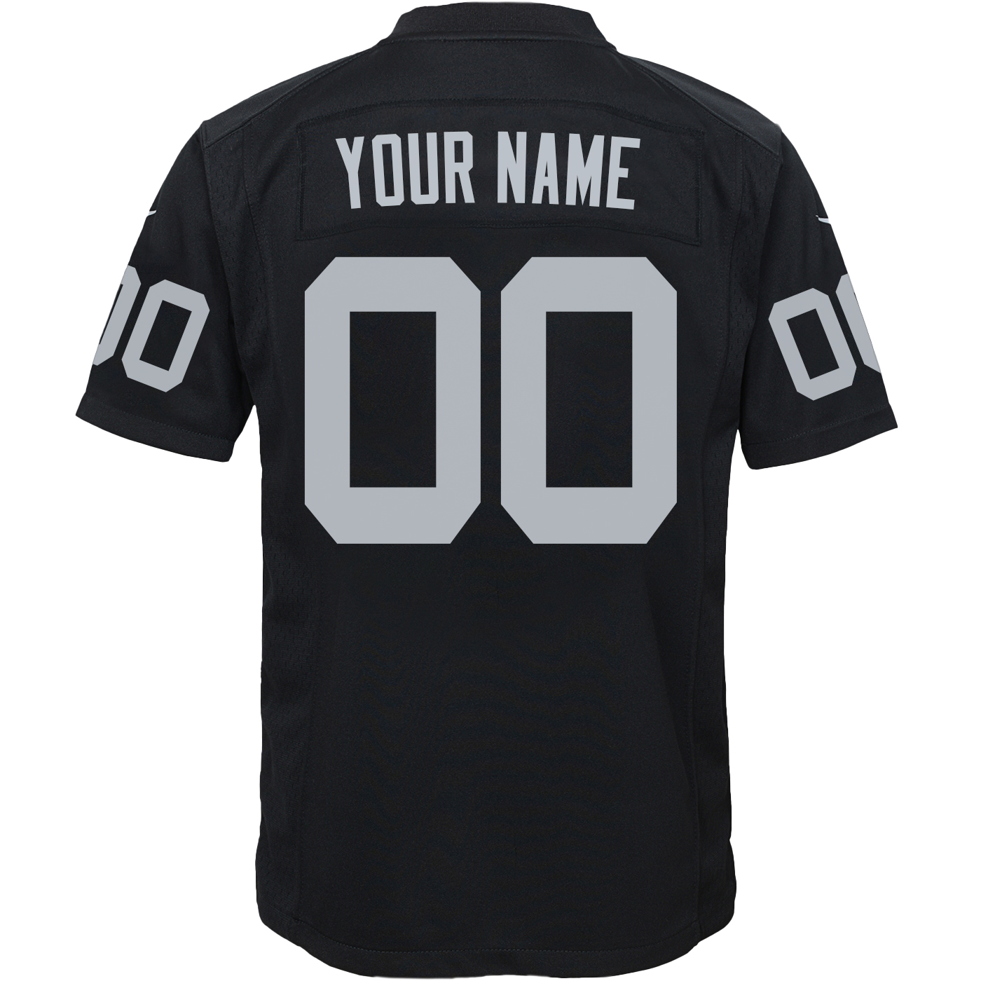Raiders 13 jersey customization options (Personalize your jersey with your name).
