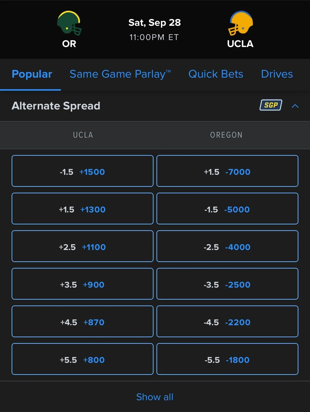 What does alt mean on fanduel explained in simple terms right here