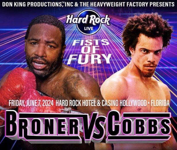 Adrien Broner next fight 2024 is happening where and at what time